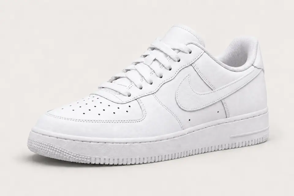 Air Force One Bébé Blanche coloris blanc, vue de trois quarts