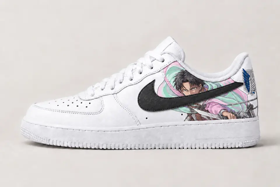Air Force One Custom SNK coloris pastel, vue de profil
