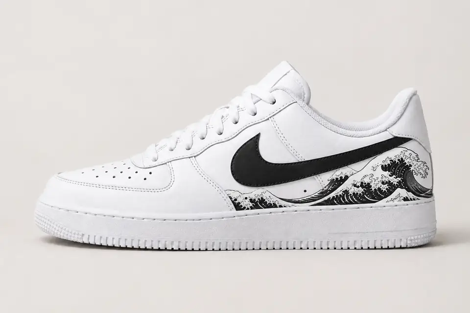 Air Force One Japon coloris noir, vue de profil