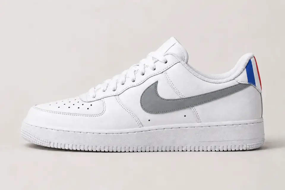 Air Force One Marseille coloris gris, vue de profil
