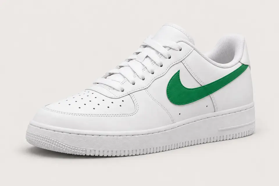Air Force Verte Femme coloris vert, vue de trois quarts